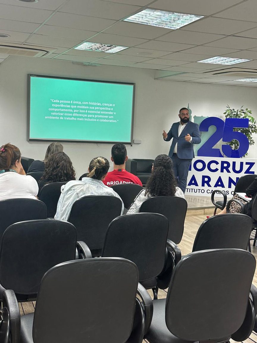 Palestra Gannet em ambiente corporativo