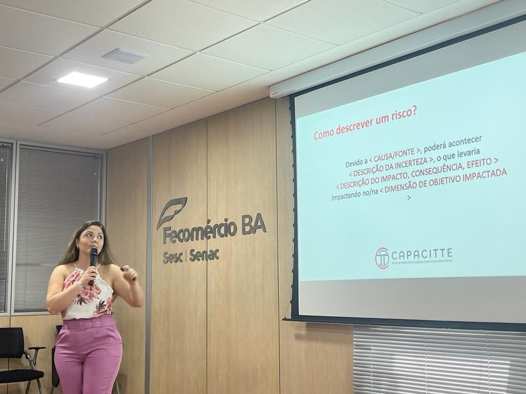 Palestra Gannet sobre gestão de riscos